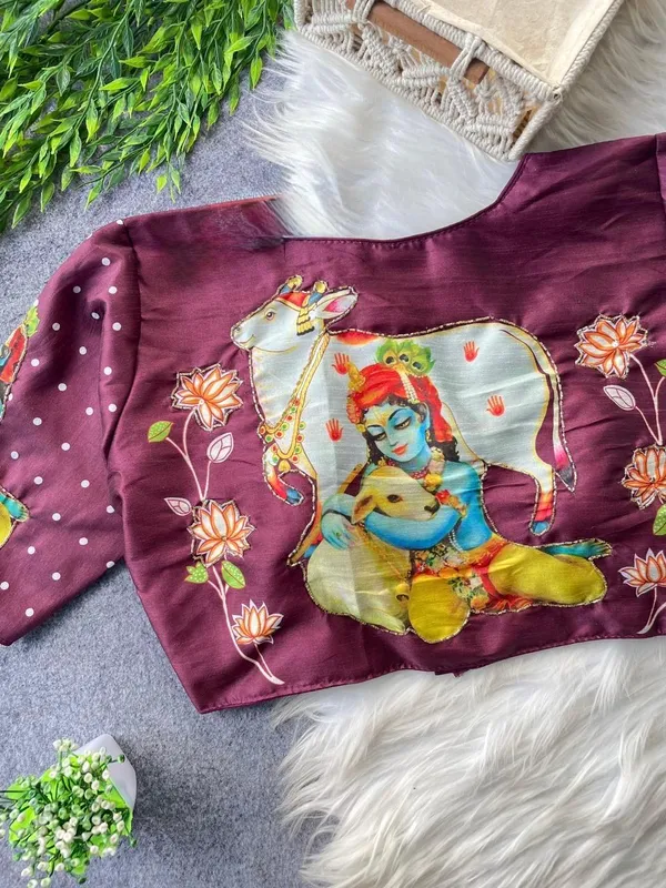 Ethnic_Wear_Krishna_Print_Blouse