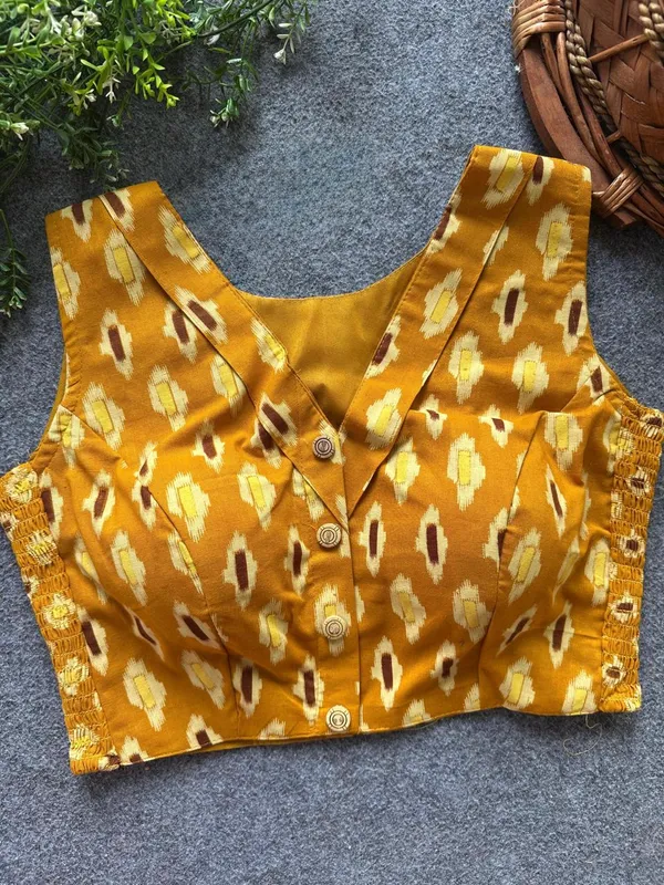 Flexifit_Handblock_Designer_Ajrakh_Cotton_Blouse