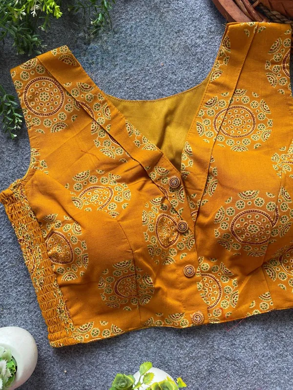 Flexifit_Handblock_Designer_Ajrakh_Cotton_Blouse