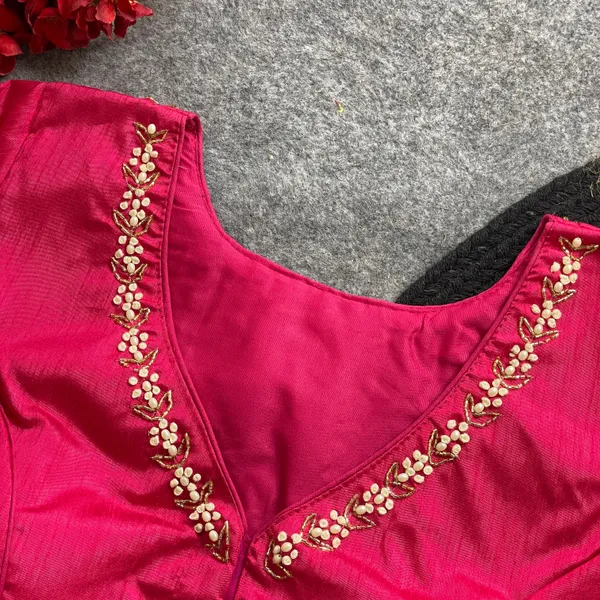 Graceful_Silk_Designer_Blouse_with_Sleeve_&_Neck_Embellishments