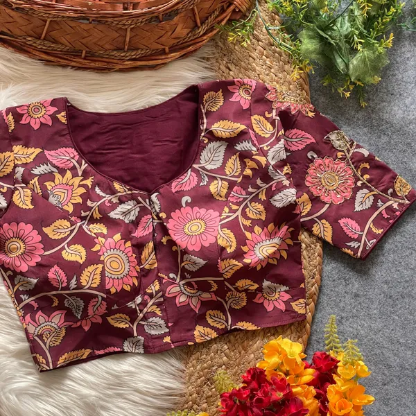 Intricately_Crafted_Peacock_and_Floral_Handwork_Blouse_with_Mirror_&_Zardozi_Detailing