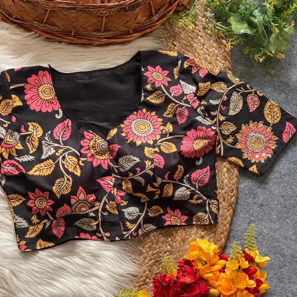 Intricately_Crafted_Peacock_and_Floral_Handwork_Blouse_with_Mirror_&_Zardozi_Detailing