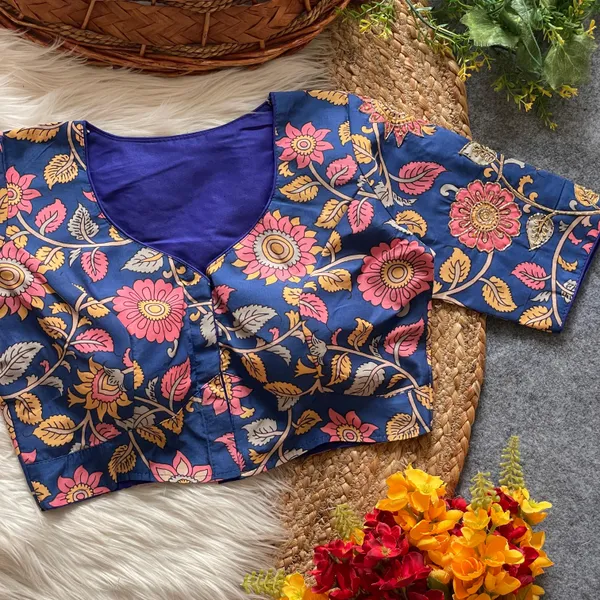 Intricately_Crafted_Peacock_and_Floral_Handwork_Blouse_with_Mirror_&_Zardozi_Detailing