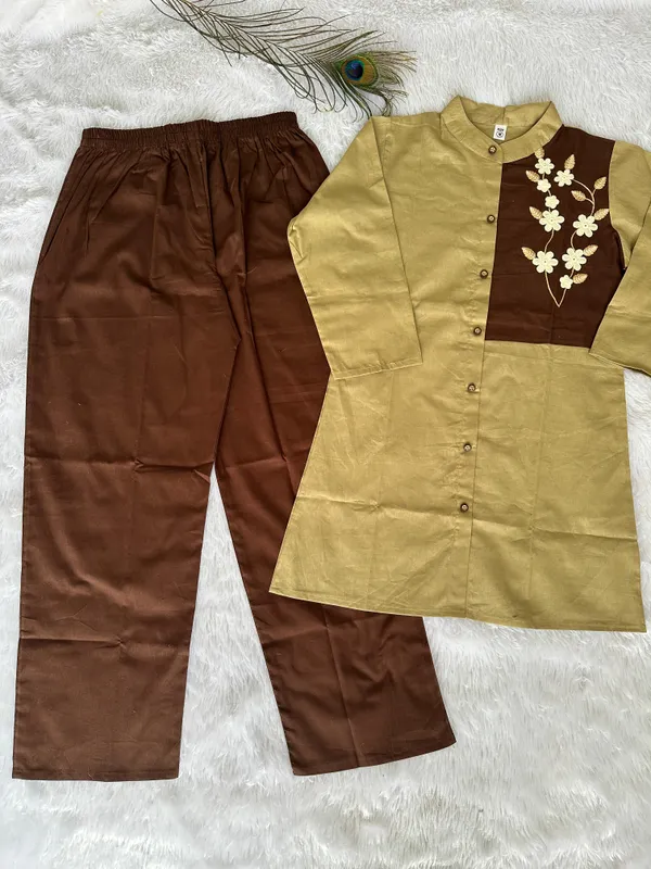 Mocha_Bloom_Embroidered_Cord_Set