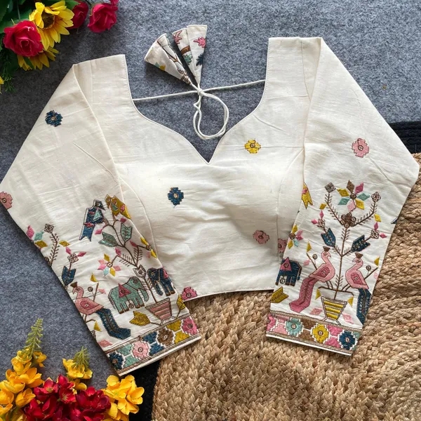 Mythical_Animals_and_Nature_Embroidery_Blouse