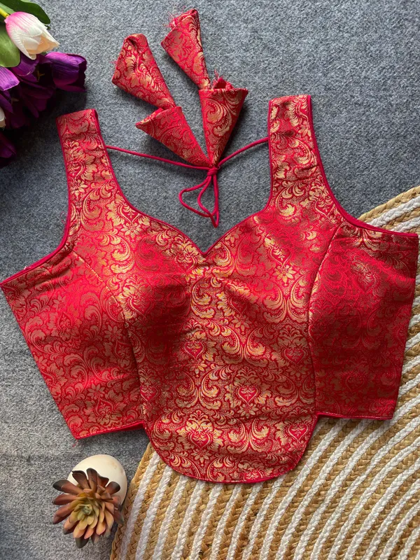 This_is_a_Desically_Ethnic_Benarasi_Brocade_Sleeveless_Readymade_Blouse.
