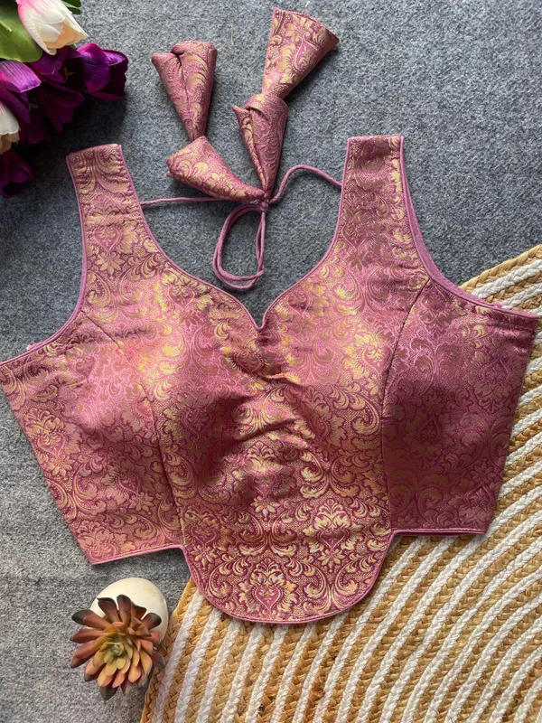 This_is_a_Desically_Ethnic_Benarasi_Brocade_Sleeveless_Readymade_Blouse.