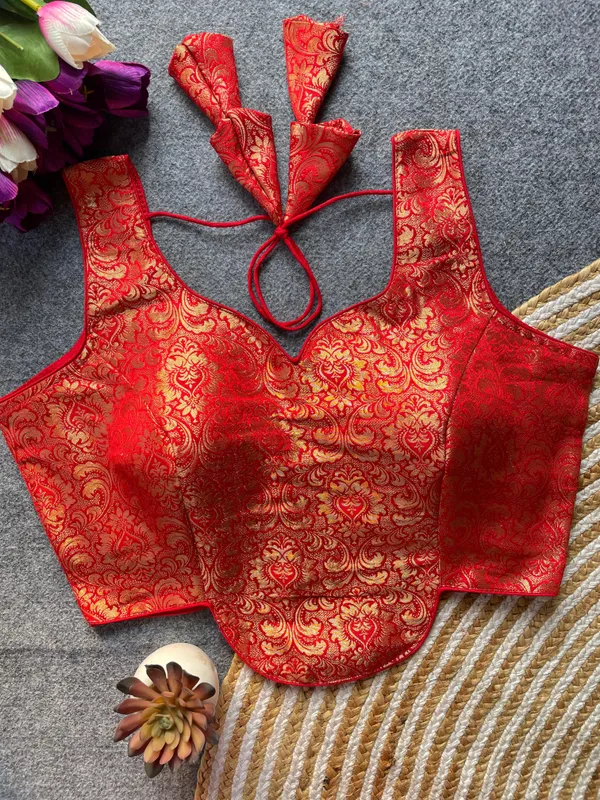 This_is_a_Desically_Ethnic_Benarasi_Brocade_Sleeveless_Readymade_Blouse.