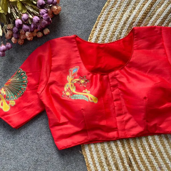 This_is_a_pure_silk_blouse_with_a_peacock_and_floral_print_and_intricate_antique_handcrafted_work