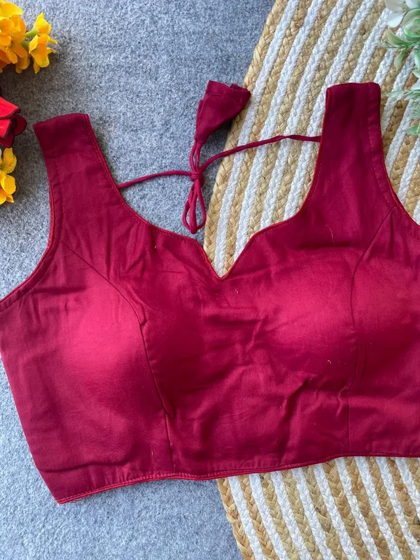 V-Neck_Crop_Blouse_–_Perfect_for_Ethnic_&_Fusion_Wear