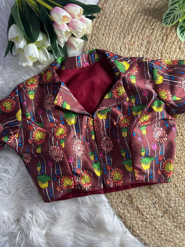 Brown_Blouse_Banglori_Silk_For_Women