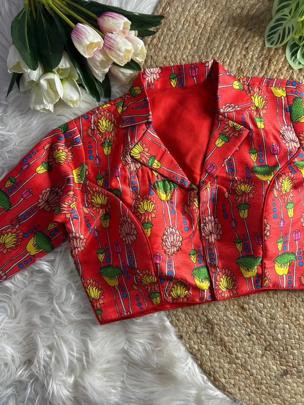 Red_Blouse_Banglori_Silk_For_Women