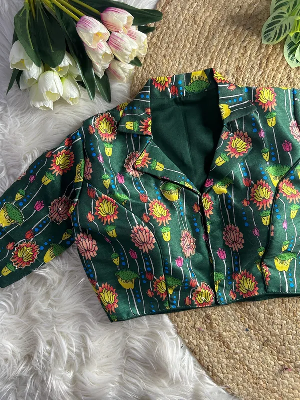 Green_Blouse_Banglori_Silk_For_Women