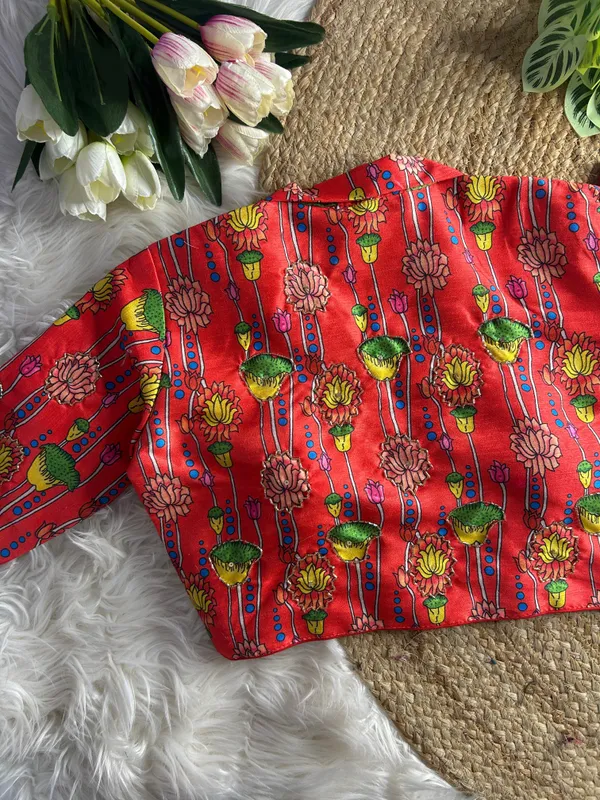 Red_Blouse_Banglori_Silk_For_Women