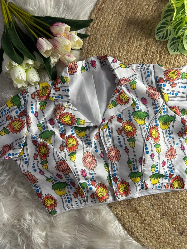 White_Blouse_Banglori_Silk_For_Women