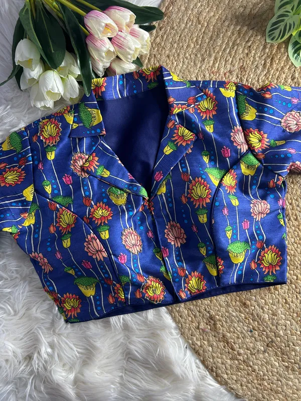 Blue_Blouse_Banglori_Silk_For_Women