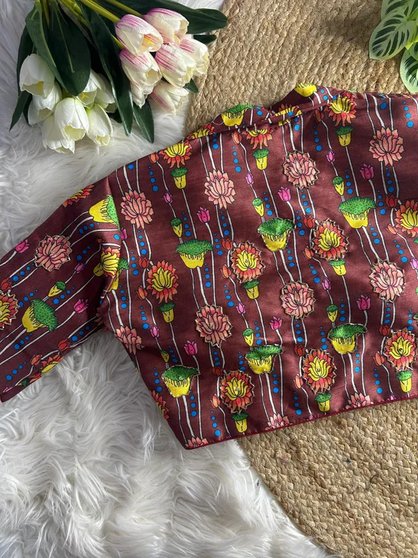 Brown_Blouse_Banglori_Silk_For_Women