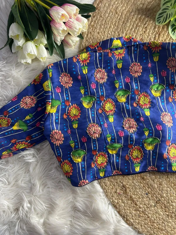 Blue_Blouse_Banglori_Silk_For_Women