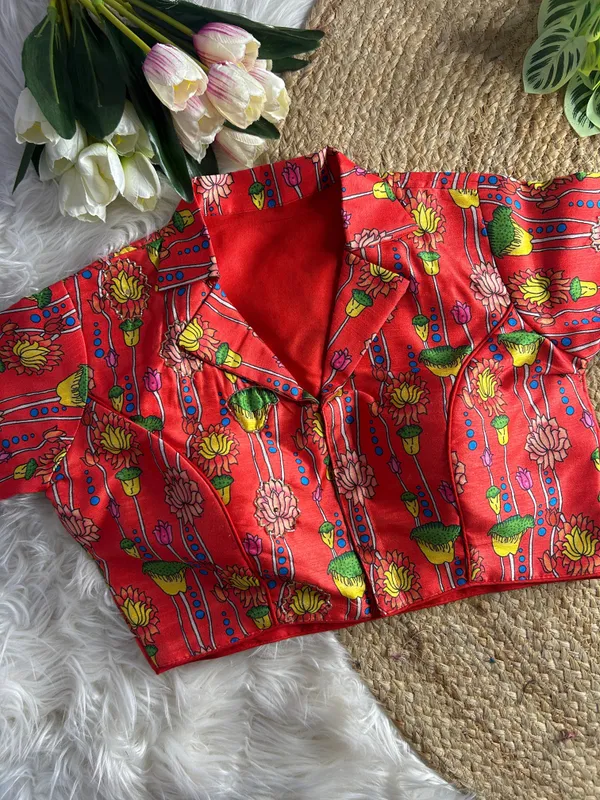 Red_Blouse_Banglori_Silk_For_Women