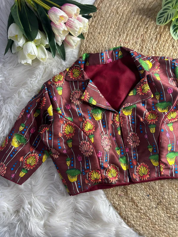 Brown_Blouse_Banglori_Silk_For_Women