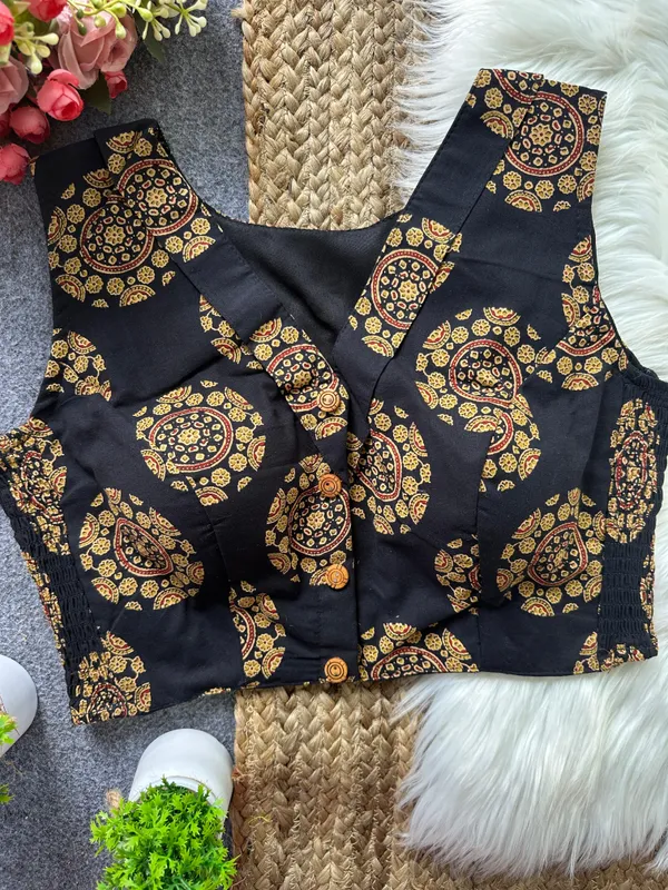 Pure_ajrakh_cotton_base_with_rich_all-over,_offering_comfort,_elegance,_and_artisanal_charm.