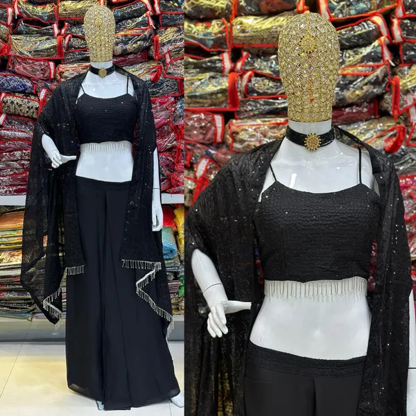 Black_Rangoli_Silk_Kurta_Set_For_Women