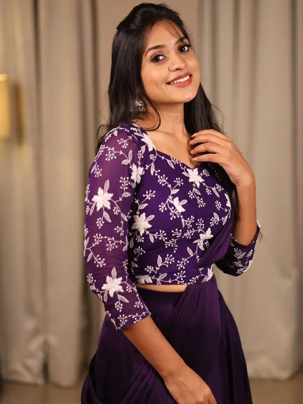 Purple_Micro_Cotton_Lehenga_Choli_For_Women