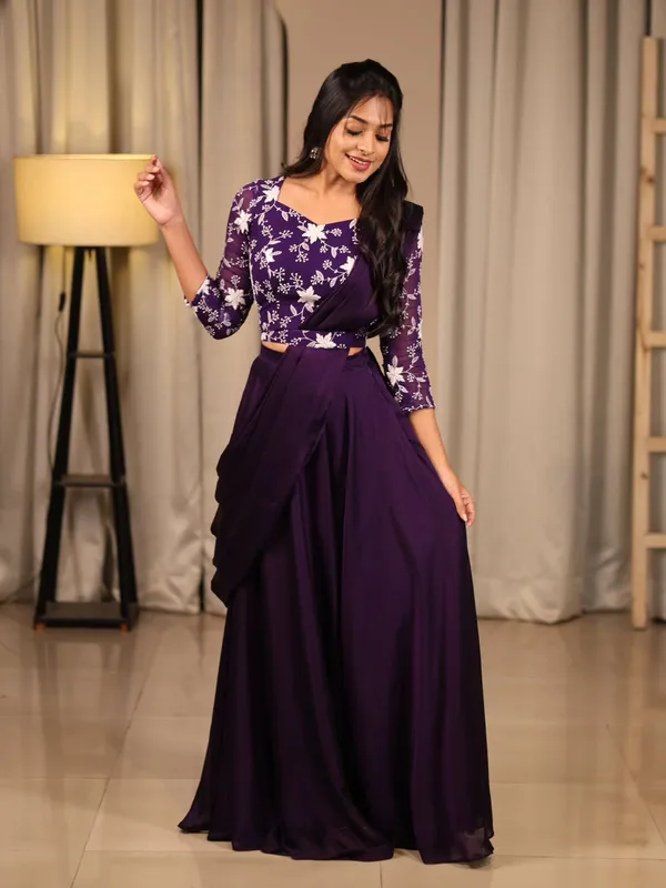 Purple_Micro_Cotton_Lehenga_Choli_For_Women