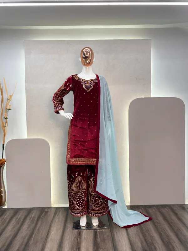 Women's_Pakistani_Suits_FOR_THIS_WINTER_SEASON_WEAR_VELVET_CORDING_SEQUENCE_EMBROIDERY_WORK_SUIT_WITH_DUPATTA