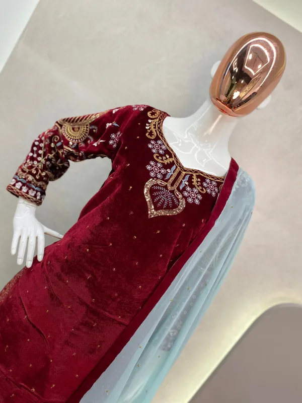Women's_Pakistani_Suits_FOR_THIS_WINTER_SEASON_WEAR_VELVET_CORDING_SEQUENCE_EMBROIDERY_WORK_SUIT_WITH_DUPATTA