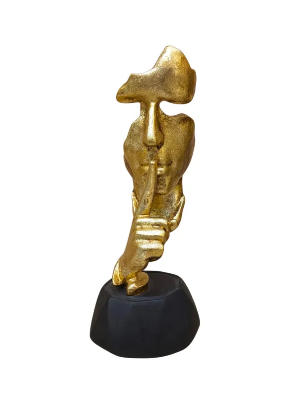 Multicolor_Resin,Quite_Face_Showpiece