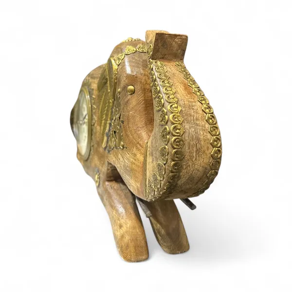 Multicolor_Wood,Wooden_Table_Elephant_Clock