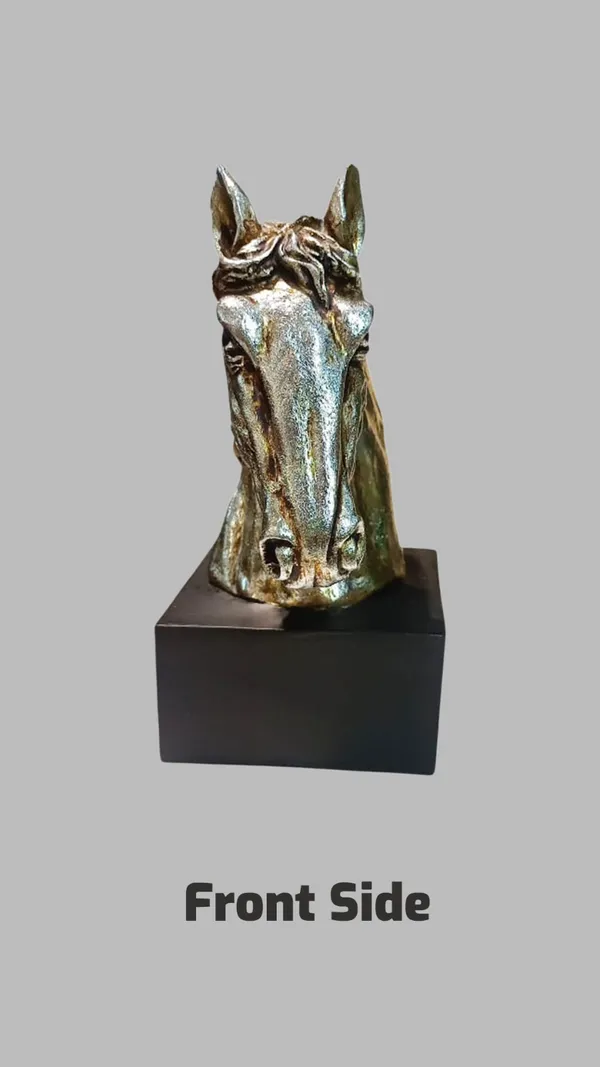 Multicolor_Resin_Silver_Horse_Face