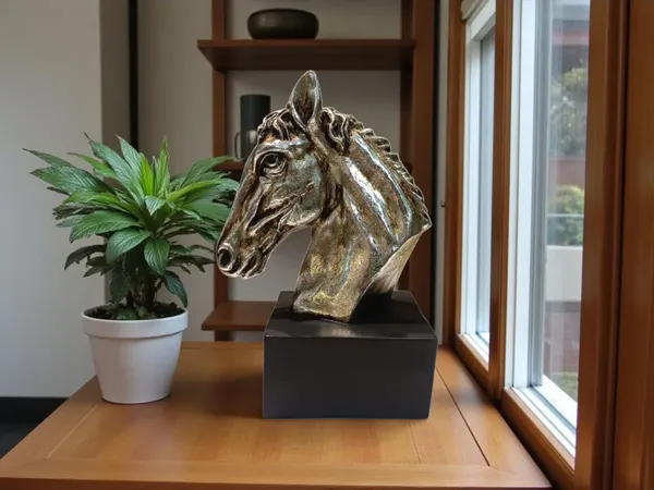 Multicolor_Resin_Silver_Horse_Face