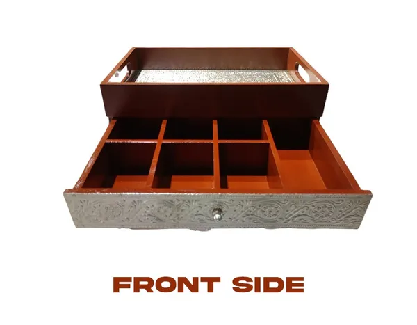 Multicolor_Wood,Antique_Box_With_Drawer