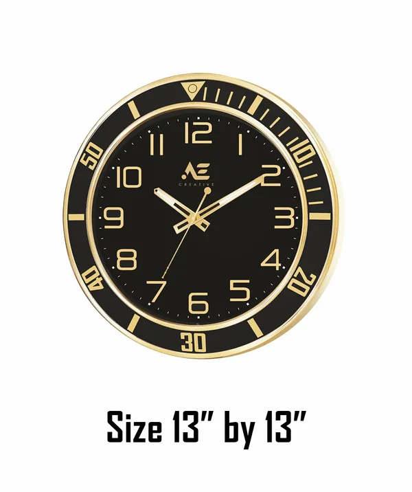 Multicolor_Plastic,Ae_Clock_Black_Gold