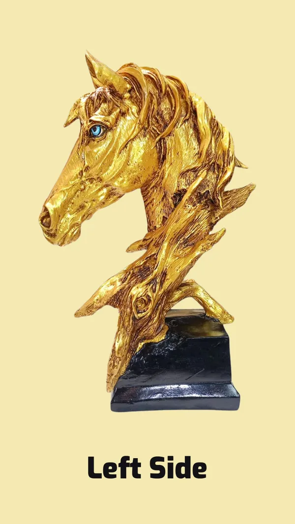 Multicolor_Resin_Golden_Horse_Steed