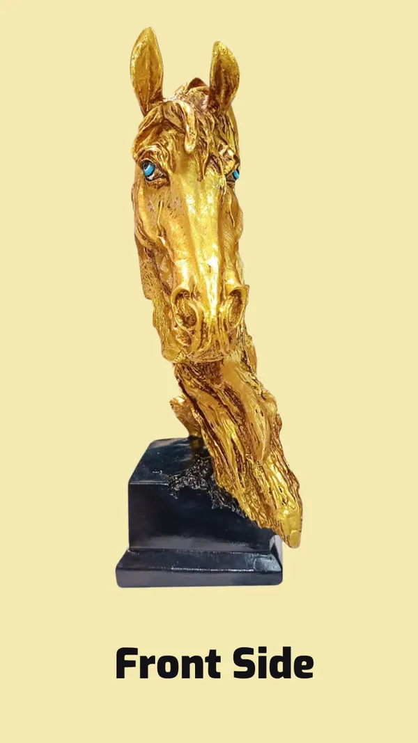 Multicolor_Resin_Golden_Horse_Steed