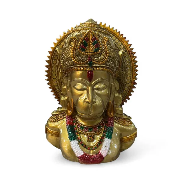 Multicolor_Resin,Hanuman_Ji_Face