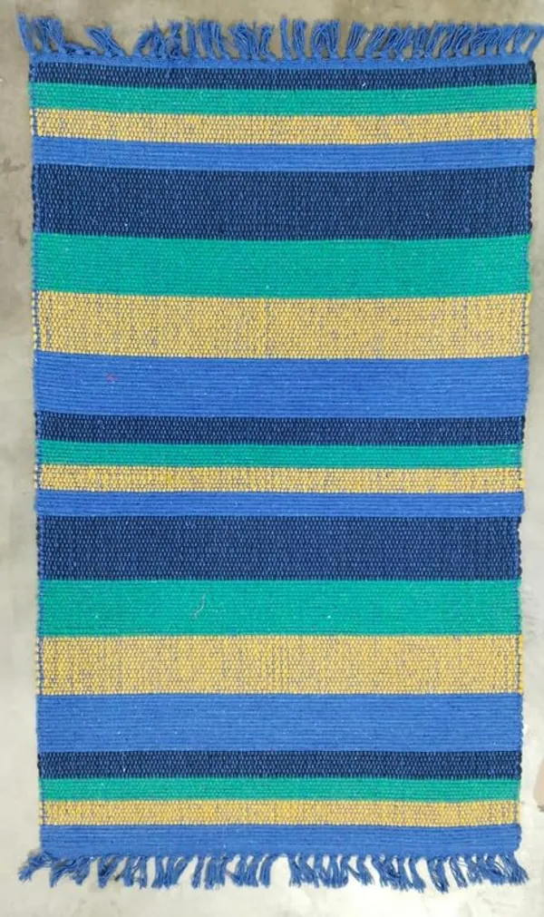 Muliticolor_Cotton_Printed_Rectangle_Rug_20X30_Cm_-_Pack_Of_2