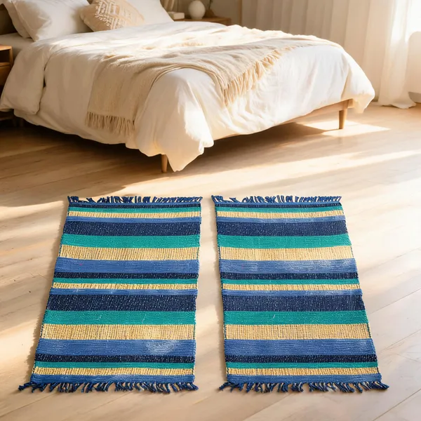 Muliticolor_Cotton_Printed_Rectangle_Rug_20X30_Cm_-_Pack_Of_2
