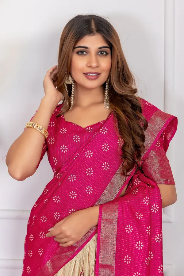 Pink_Art_Silk_&_Silk_Blend_Embroidered_&__Floral_Print_&_Geometric_Print_&_Digital_Print_Lehenga_Choli_For_Women