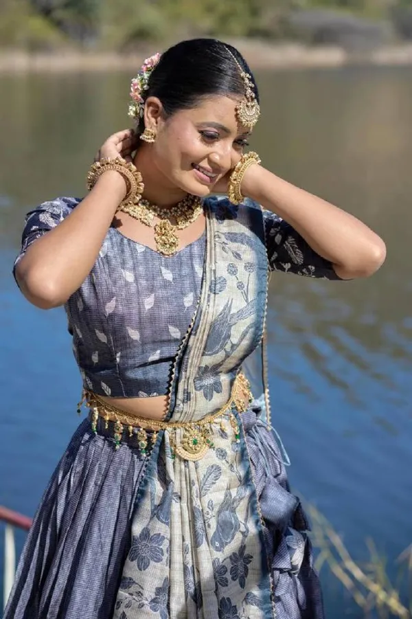 Designer_Dark_Blue_Floral_Border_Dola_Silk_Digital_Print_Festive_Lehenga_Choli_For_Women