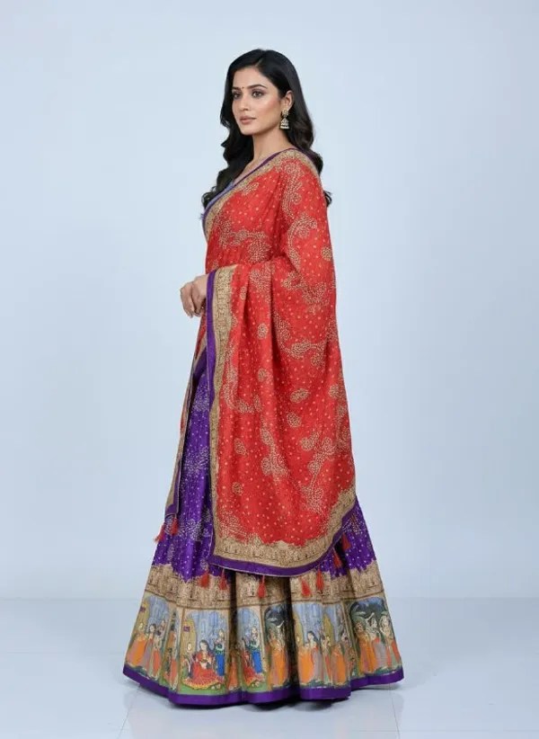 Designer_Purple_Figurative_Border_Dola_Silk_Digital_Print_Festive_Lehenga_Choli_For_Women