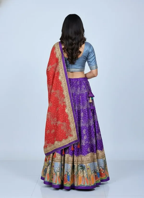 Designer_Purple_Figurative_Border_Dola_Silk_Digital_Print_Festive_Lehenga_Choli_For_Women