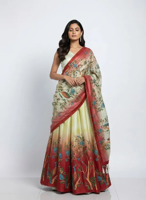 Designer_Ivory_Ombre_Figurative_and_Floral_Print_Dola_Silk_Digital_Print_Festive_Lehenga_Choli_For_Women