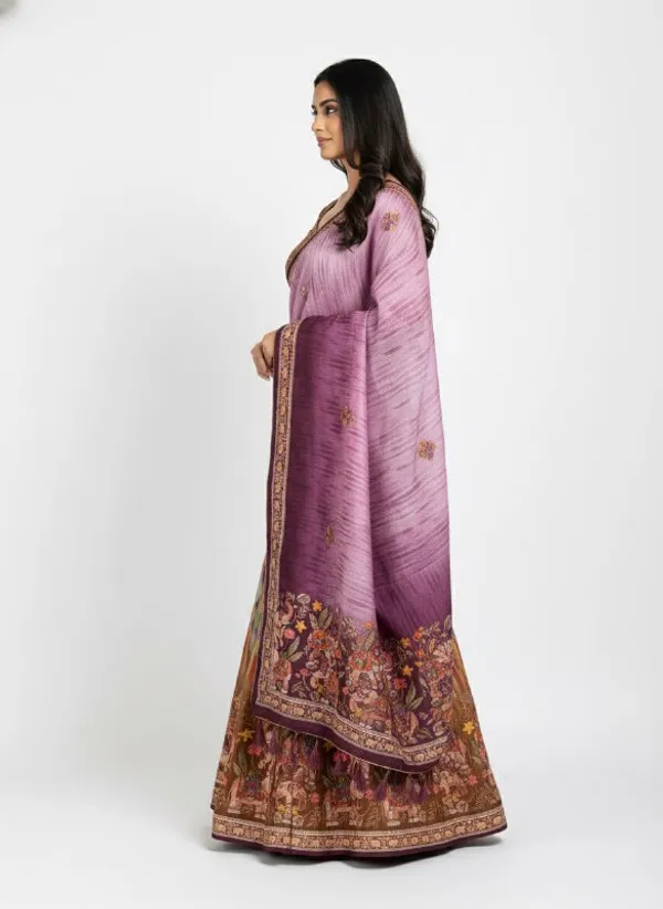 Designer_Multicolour_Vertical_Strokes_and_Floral_Hem_Dola_Silk_Digital_Print_Festive_Lehenga_Choli_For_Women