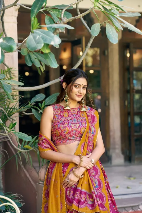 Designer_Rani_Pink_Floral_Print_Dola_Silk_Digital_Print_Festive_Lehenga_Choli_For_Women