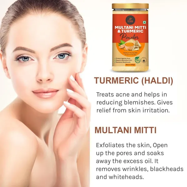Multani_Mitti_Powder_|_Natural_Fuller's_Earth_for_Face_&_Hair_|_Removes_Dead_Skin,_Cleanses_Pores,_Reduces_Dandruff_&_Scalp_Itchiness_|_Soft_&_Glowing_Skin_(300g,_Multani_Mitti_&_Turmeric)