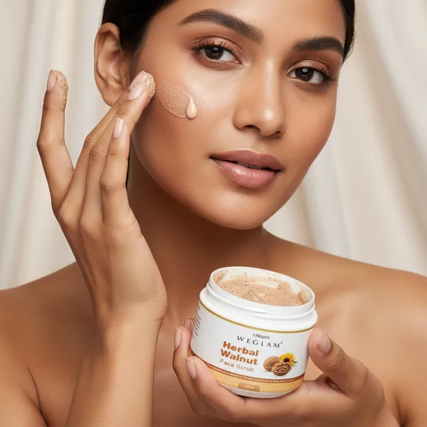 WeGlam_Herbal_Walnut_Face_Scrub-_100_GM